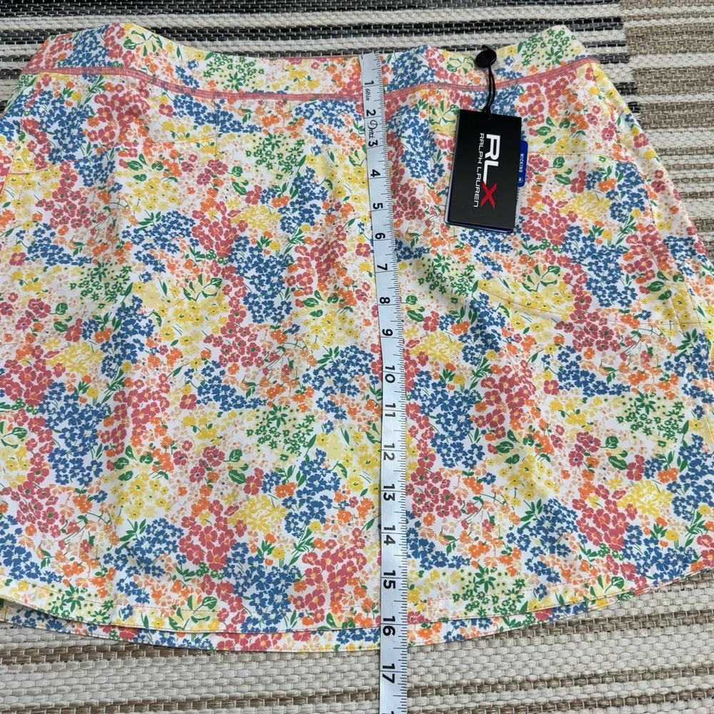 RLX Ralph Lauren Floral Golf Skort Pull On‎ Size Large